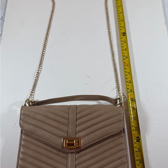 INC International Concepts Taupe Quilted Crossbody Bag - Picture 4 of 10